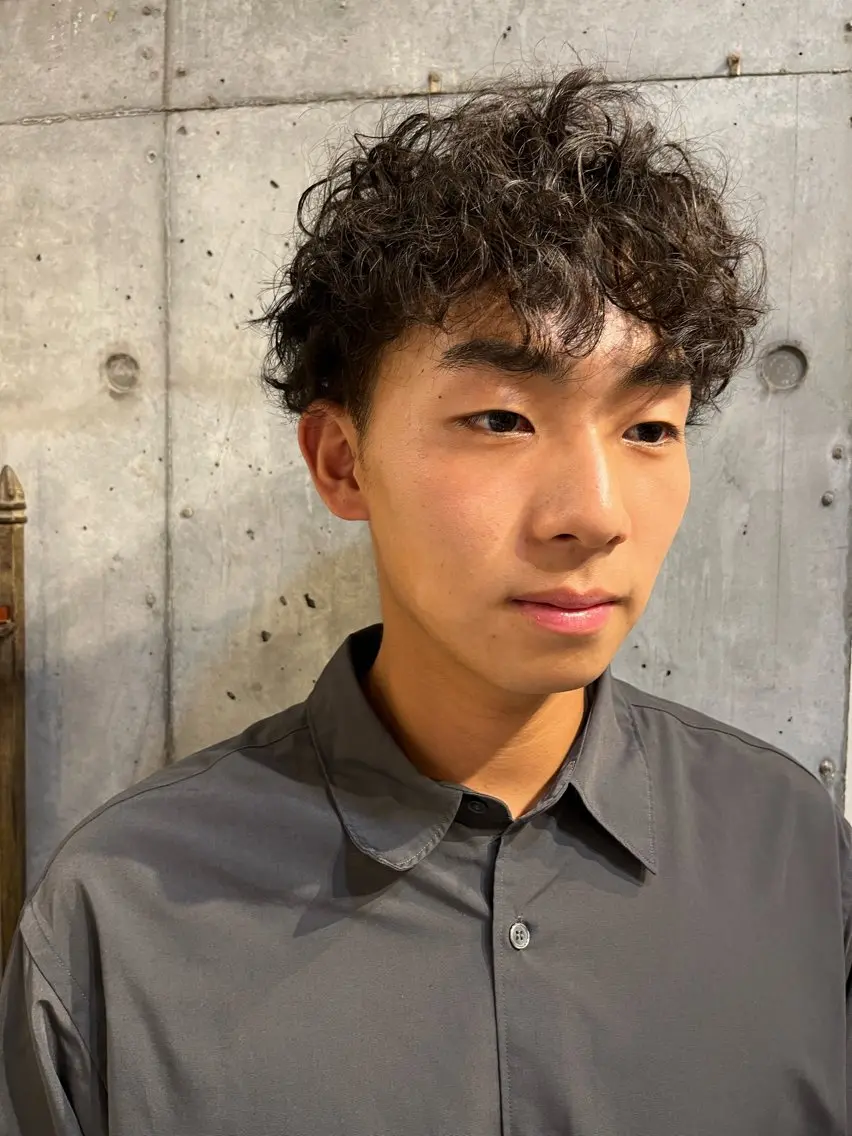 パーマ メンズ メンズパーマ ツイストスパイラルパーマ スパイラルパーマ ♡田口 結彩♡のヘアスタイル