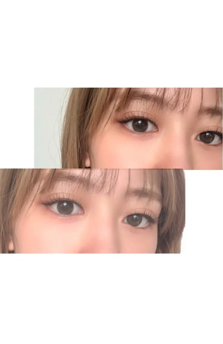 マツエク・マツパ 一重×まつ毛パーマ LED/韓国束間/ 上下まつげ🐩🤍のマツエク・マツパデザイン