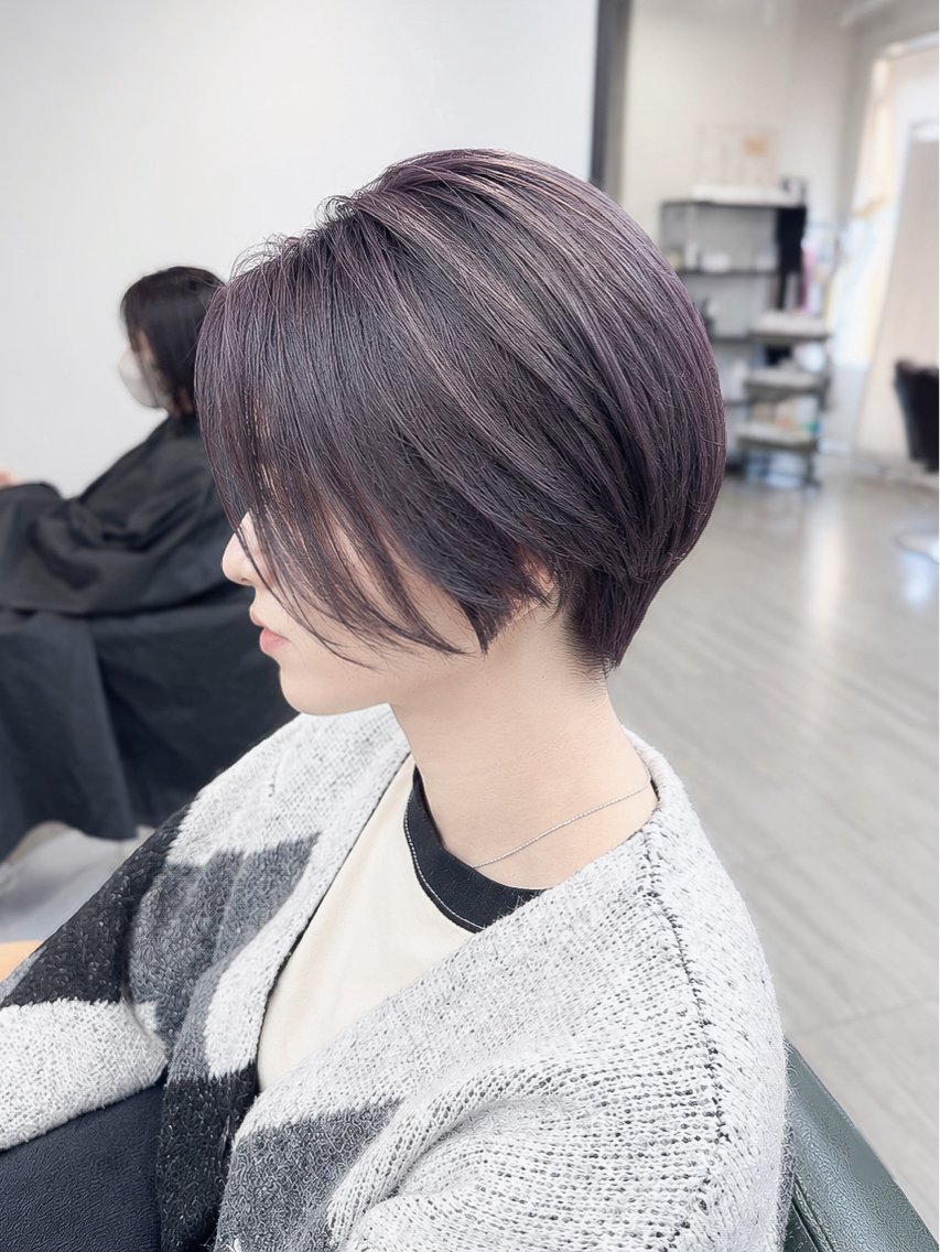 ショート ショート/ボブ ハイトーン❤️原航平のヘアスタイル