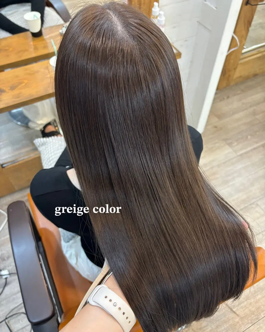 【新規限定/予防美容】 カット+髪質改善inケアカラー+トリートメント+スパの写真