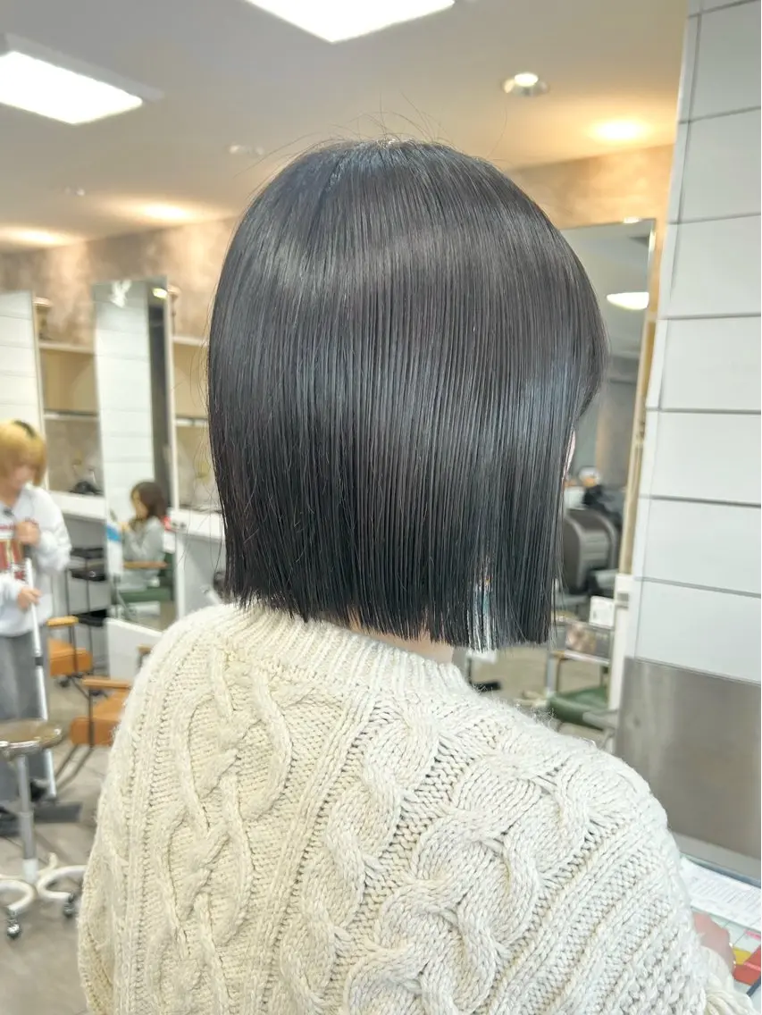 ミディアム ヘアカラー 🫧艶髪カラー🫧 森本くるみのヘアスタイル