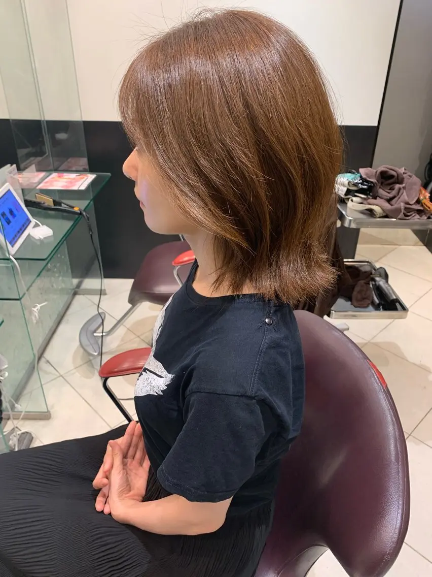 ミディアム カット ヘアカラー トリートメント ヘアセット ✨上村 潤平✨メンズヘア✨のヘアスタイル