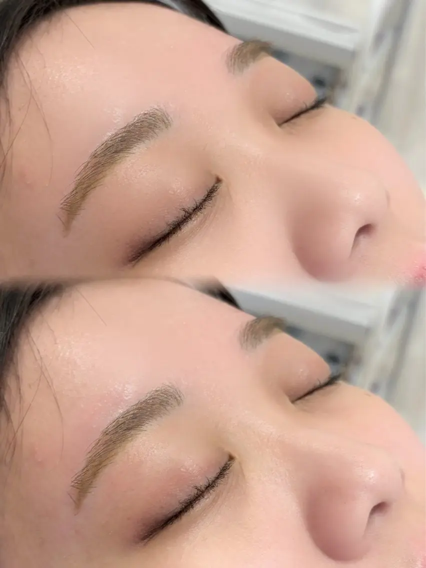 アイブロウ ワックス脱毛 眉カット 中川 愛琉のマツエク・マツパデザイン