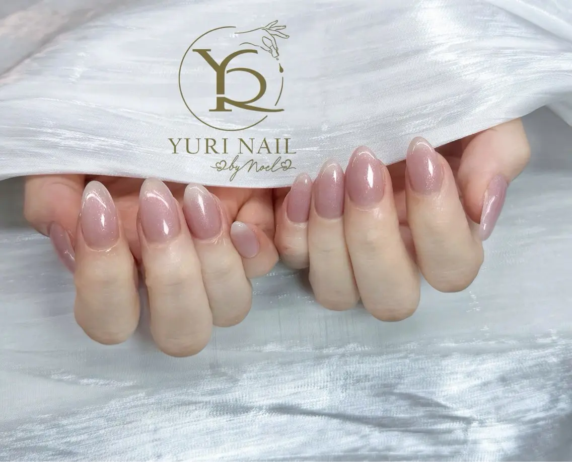 ネイル チークネイル フットネイル フレンチネイル グラデーション キラキラネイル ハンドネイル フットネイル YURI Nail Funabashiのネイルデザイン