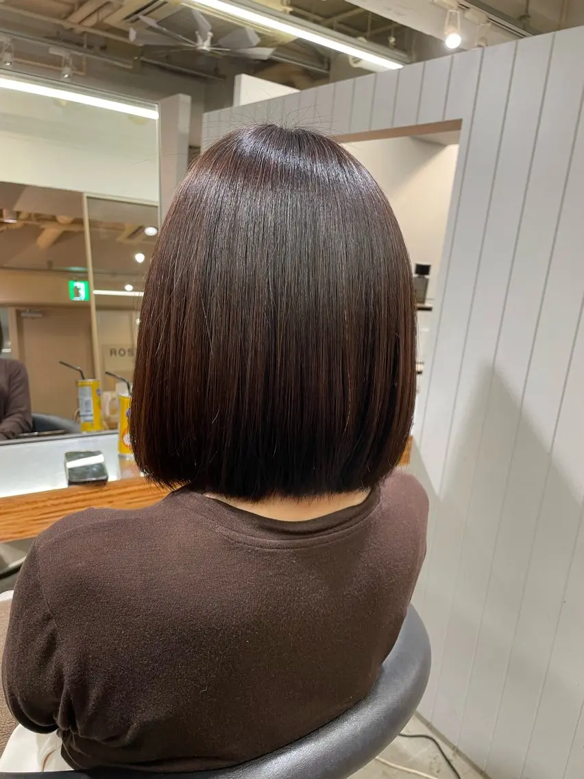 ミディアム 髪質改善 菊地 心のヘアスタイル