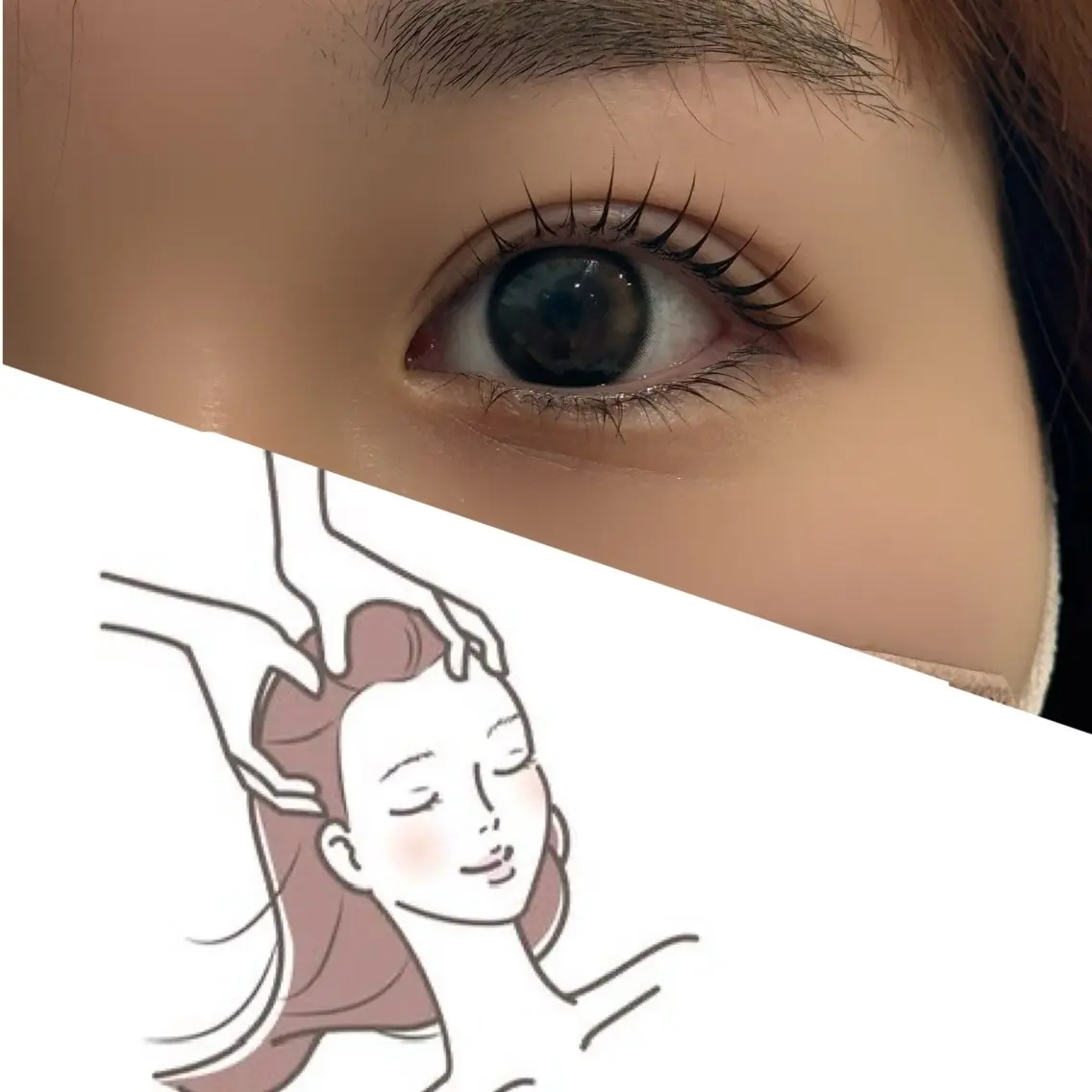 【まつげ👀&ヘア💇🏻♀️】【平日限定】lashlift+ヘッドスパ(シャンプーブロー付き🌱)の写真