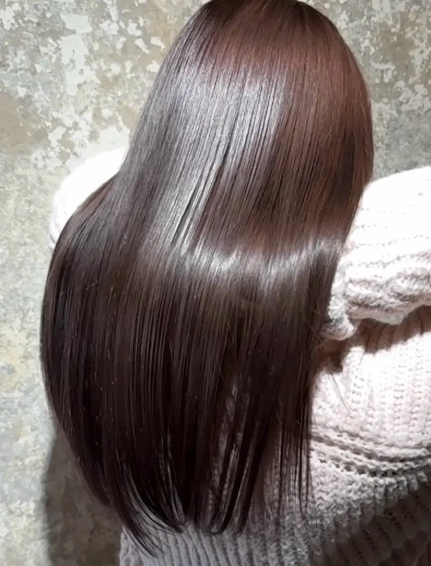 ロング navy hair createboxのヘアスタイル