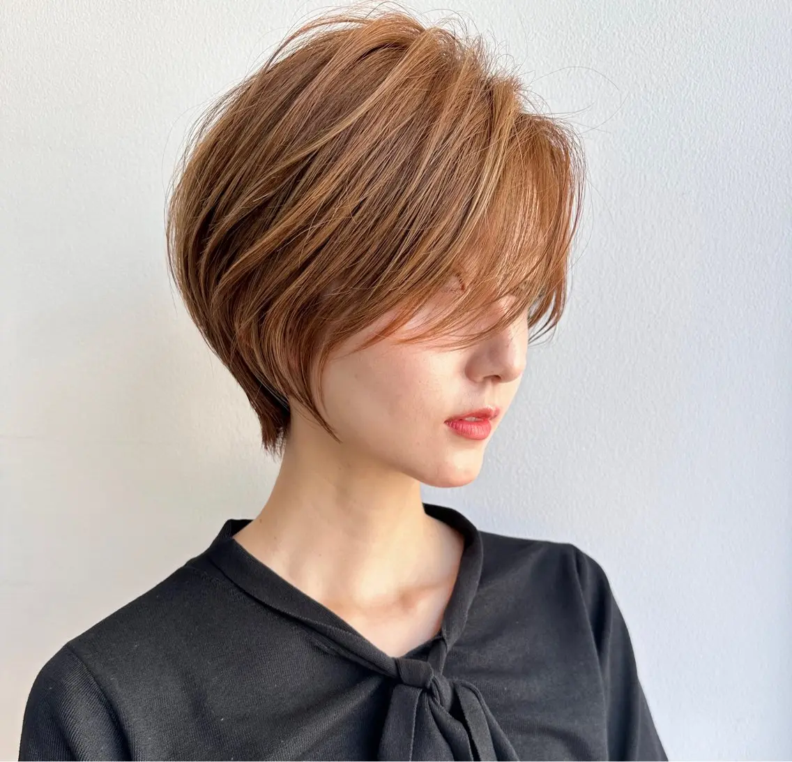 ショート くびれヘア ショートヘア カット ヘアカラー トリートメント 雨宮 美月/ショート特化のヘアスタイル