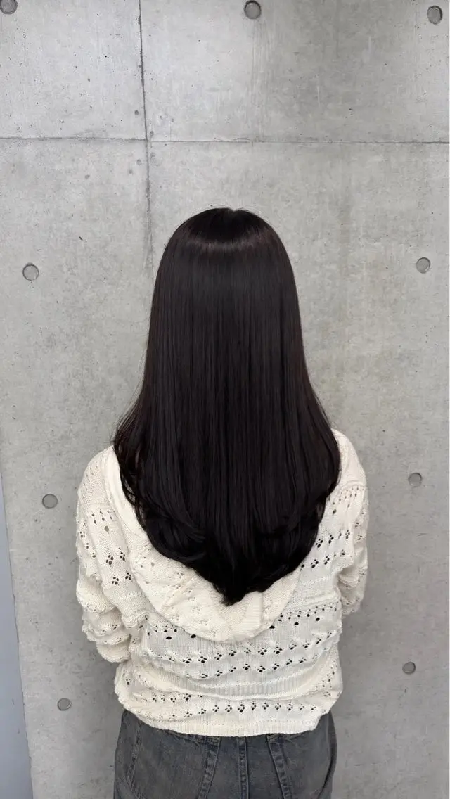 ロング カラー パーマ ヘアアレンジ メンズ 赤み消し艶カラー/美 髪☘️Reika☘️のヘアスタイル