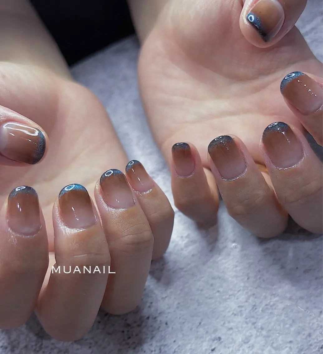 ネイル マグネットネイル シンプルネイル その他(ネイル) mua nail mikiのネイルデザイン
