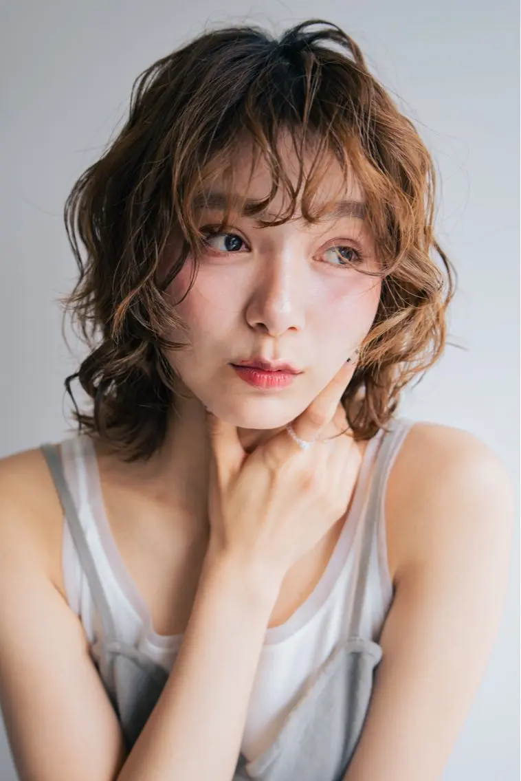 ショート カラー パーマ ヘアアレンジ カット ヘアカラー トリートメント misa🫧ナチュラ ル縮毛矯正/髪質改善のヘアスタイル