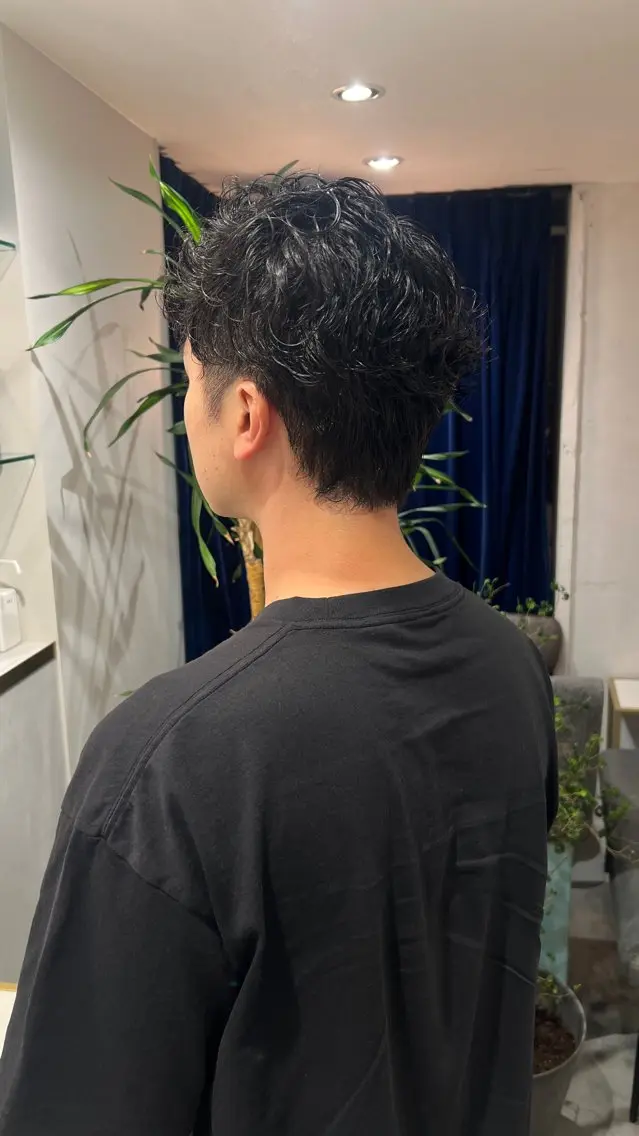 ショート パーマ メンズ カット パーマ ☆ HARUKA ☆のヘアスタイル