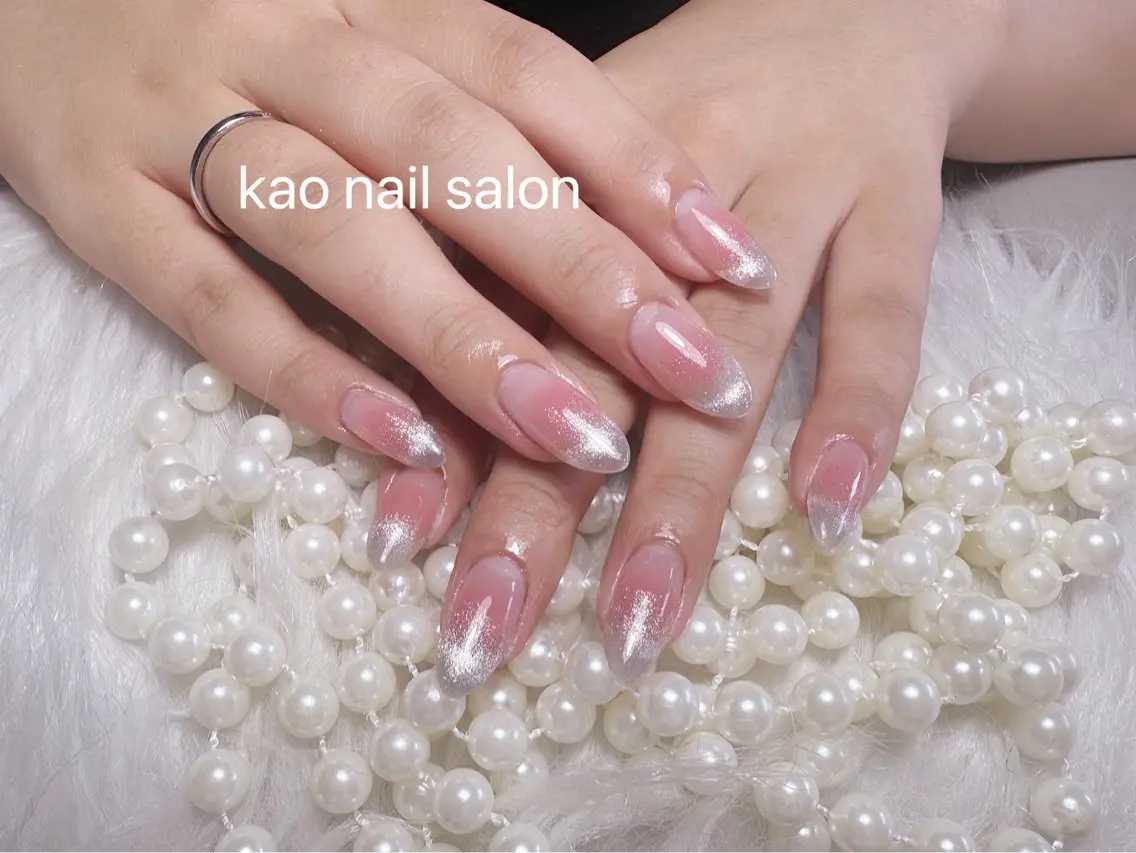 ネイル ハンドネイル kao nail マグネット/長さだしのネイルデザイン