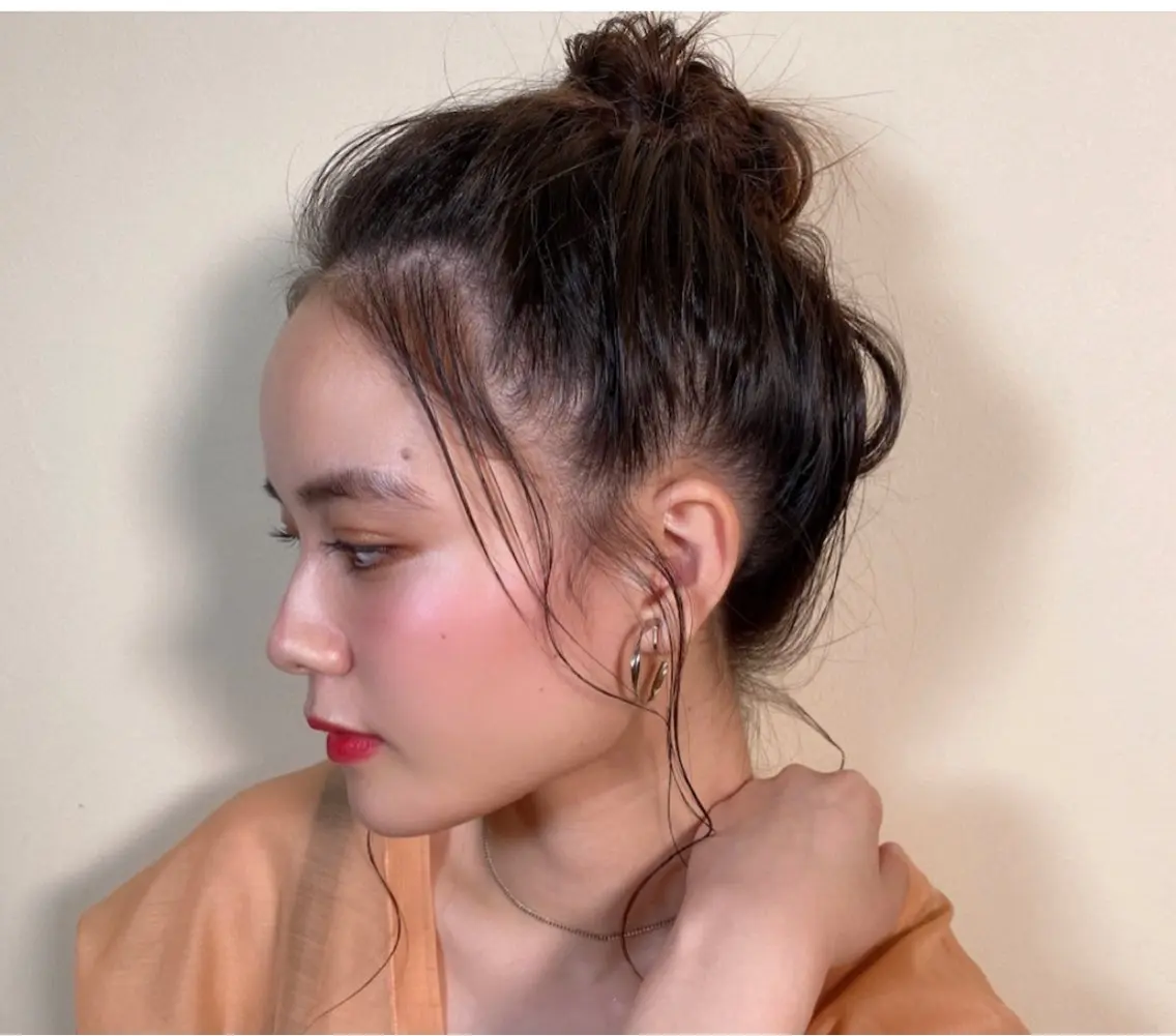ロング カット ヘアカラー トリートメント Reve Resort池袋のヘアスタイル