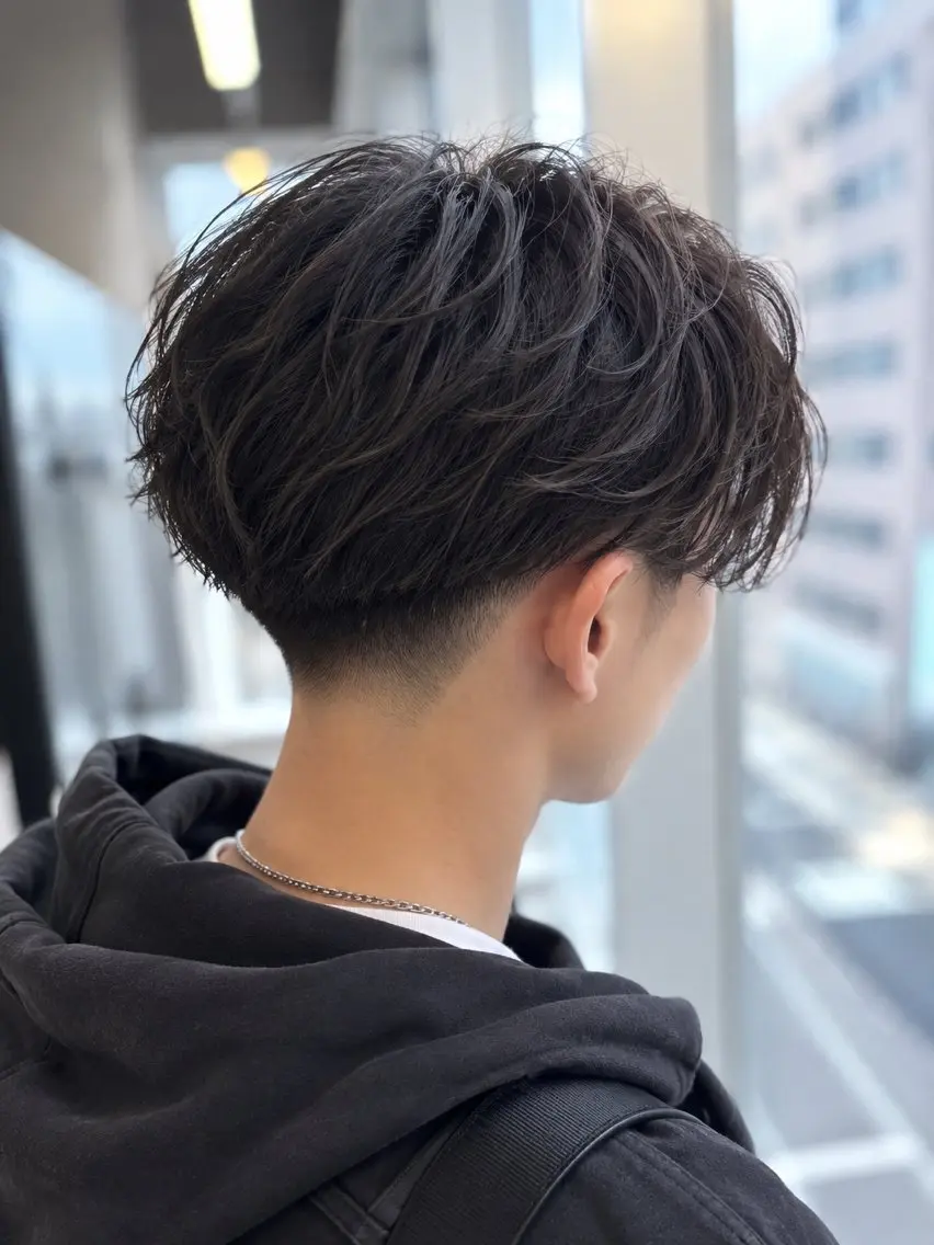 ショート パーマ 🔥メンズ特化方🔥 似合わせ💈三宅悠斗のヘアスタイル