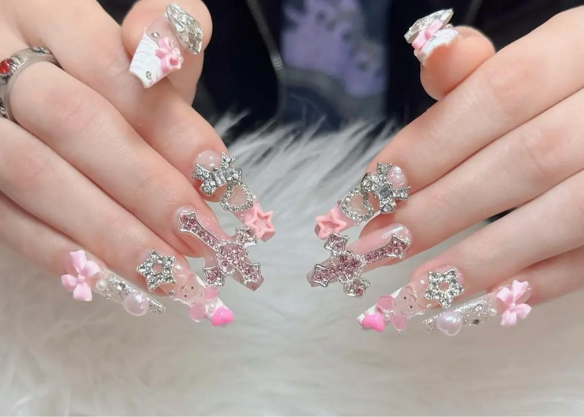 ネイル アートネイル 韓国ネイル 持ち込み ワンホンネイル ハンドネイル Lenie Nail Salonのネイルデザイン