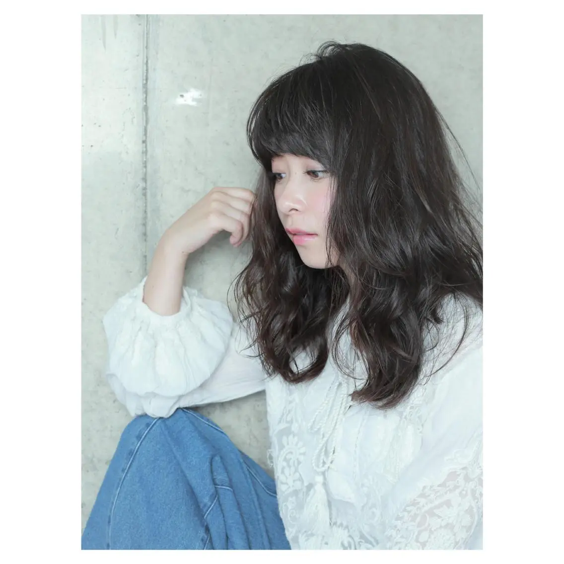 ミディアム カラー センスをお届けします 大谷将生infpのヘアスタイル