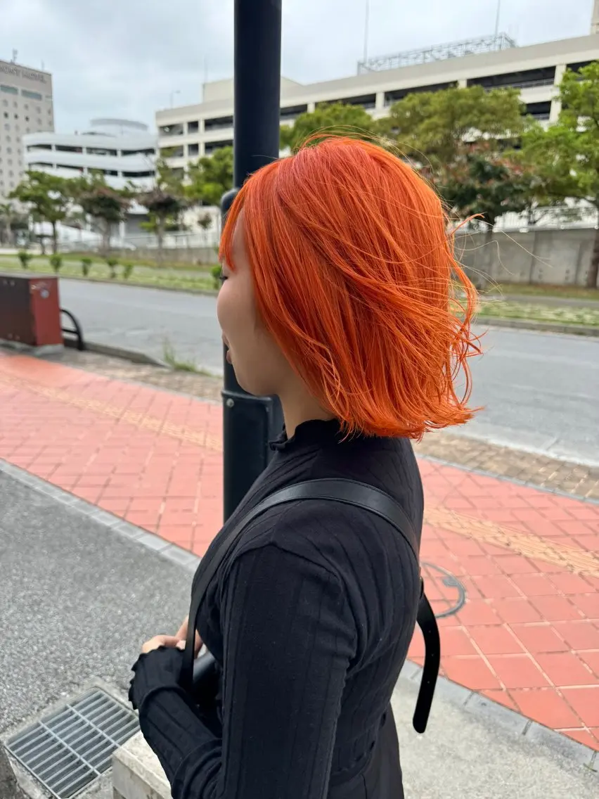 ミディアム ヘントナ カイのヘアスタイル