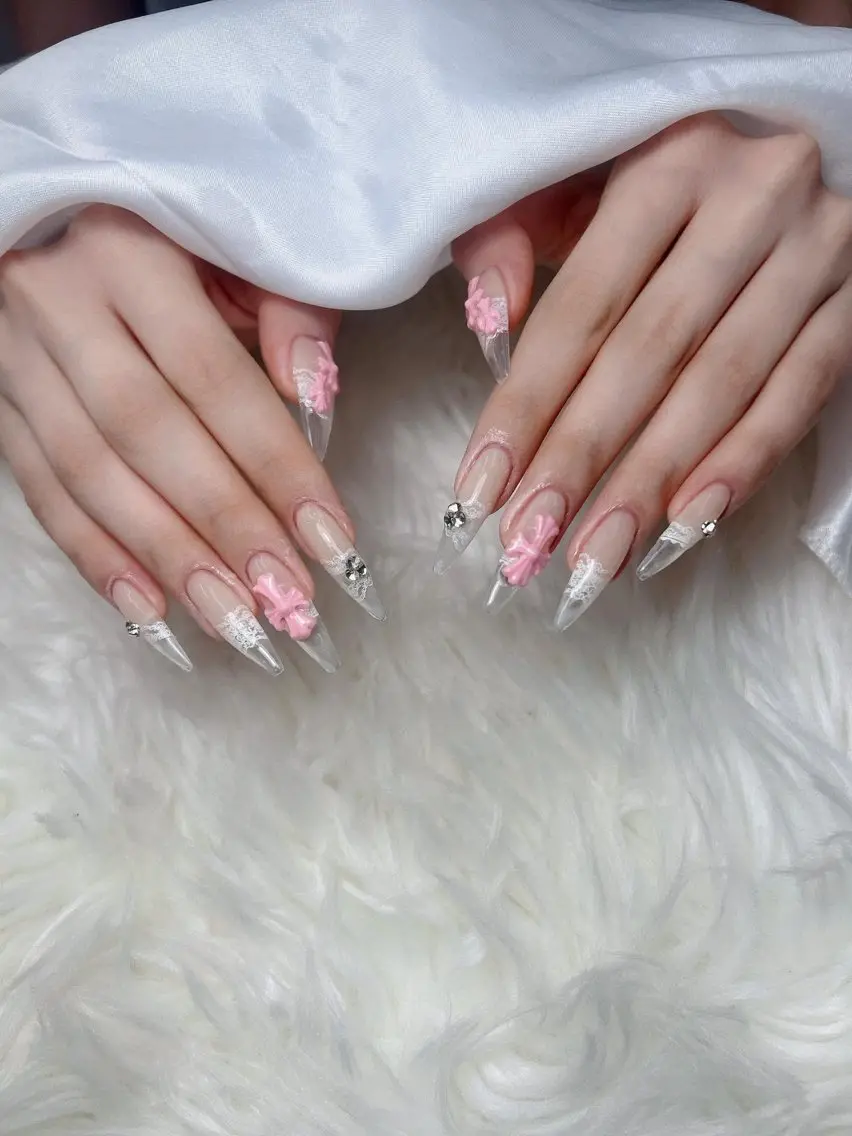 ネイル 韓国ネイル 水色 マグネットネイル ニュアンスネイル オフィスネイル ハンドネイル Hana Rose Nailのネイルデザイン
