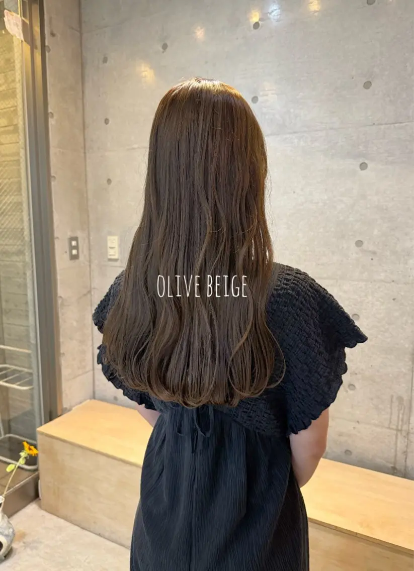 ロング ヘアカラー トリートメント 🌿朝5分でお洒落 パーマスタイル🌿のヘアスタイル