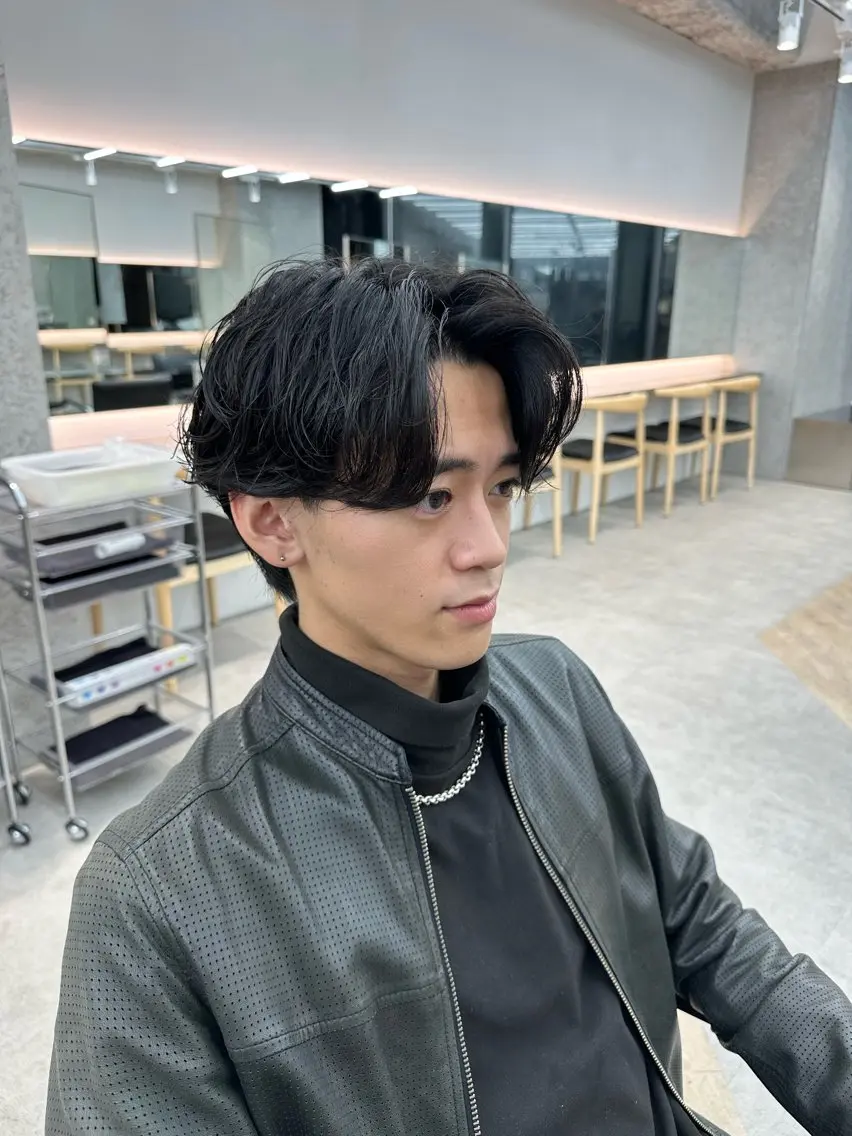 パーマ メンズ カット パーマ カット🔥パーマ特化 fifthりょう🔥のヘアスタイル