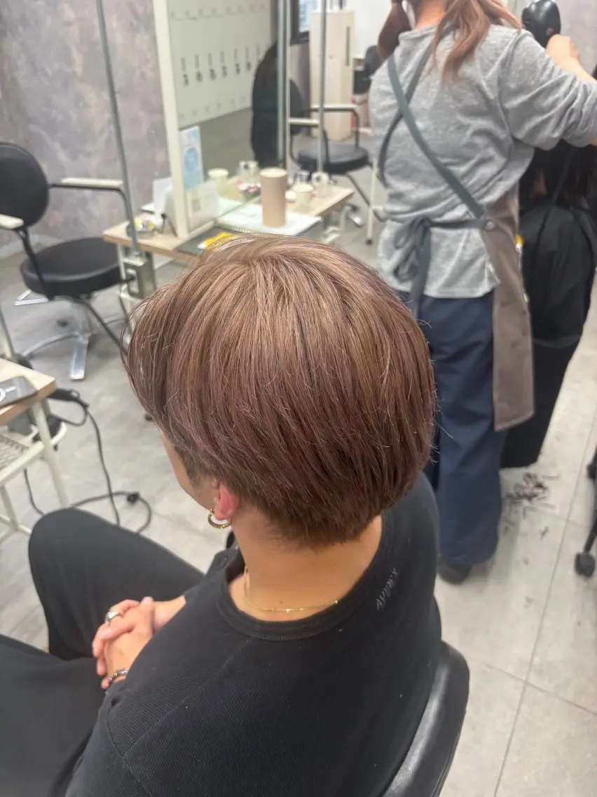 カラー メンズ ヘアカラー Riko🐰💗/ モテ艶髪《本厚木》のヘアスタイル