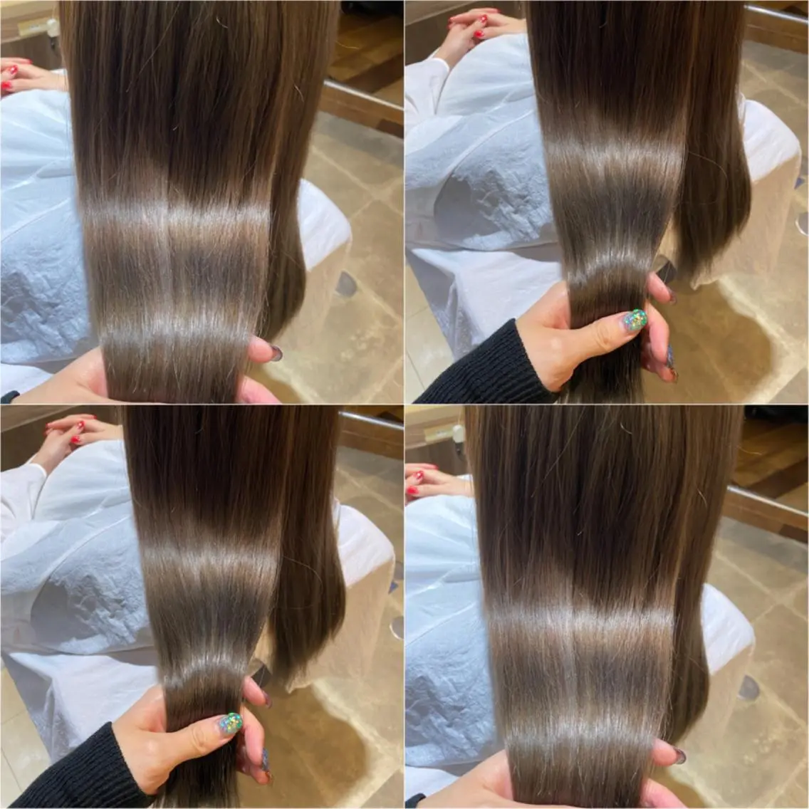 カラー ベージュカラー ハイライトカラー 🩵盛れる顔周りヘア EMI🩵のヘアスタイル