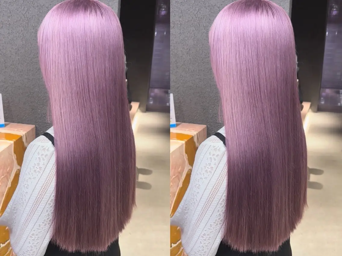 🎀✨ ブリーチ1回+透明感カラー ¥8,000通常 ¥14,500 → ミニモ限定 ¥8,000の写真