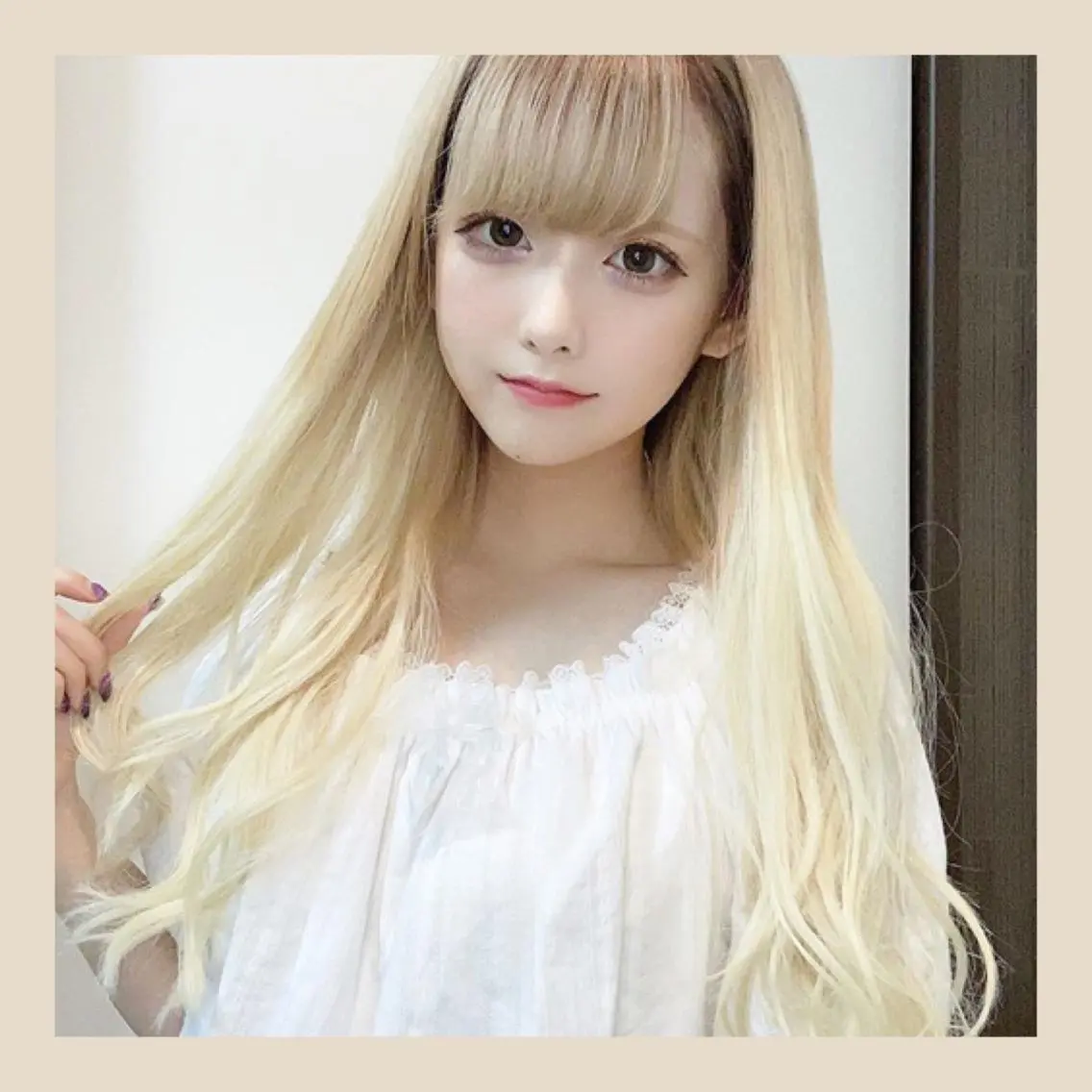 💜Wカラー+シールエクステ40本💜 エクステカット無料の写真