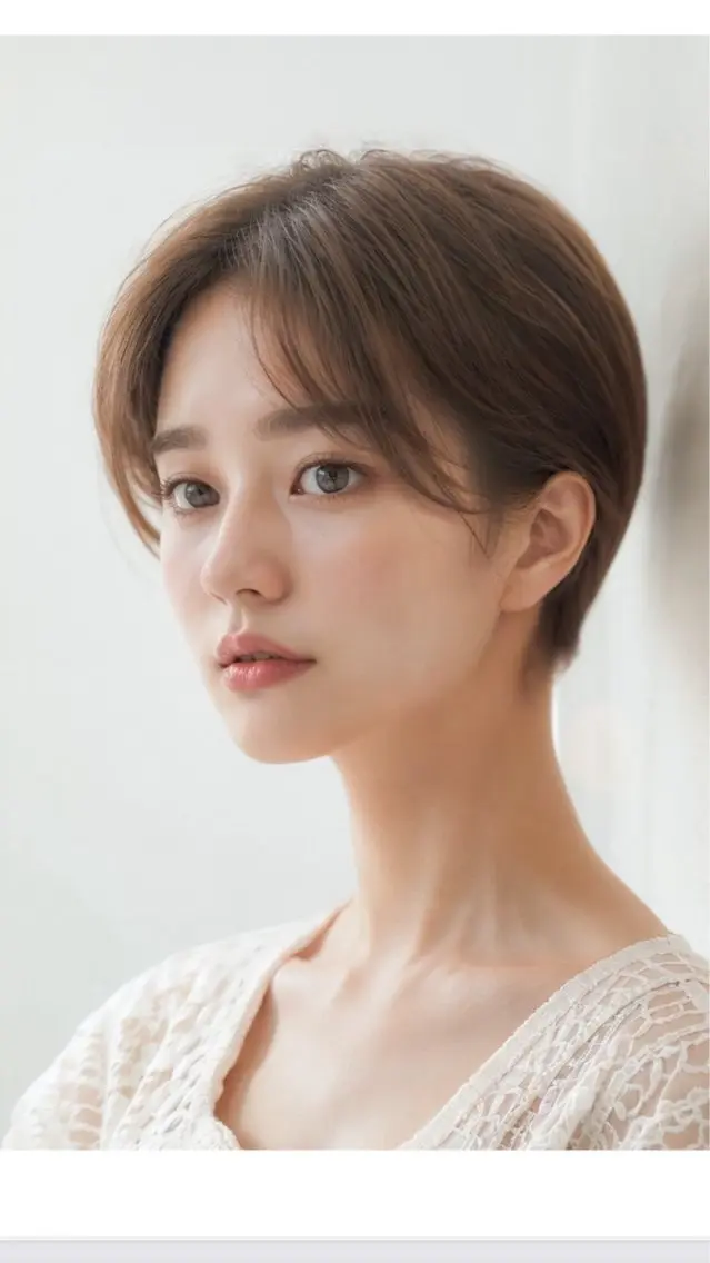 ショート ハンサムショート ショートヘア 長谷川 ゆりのヘアスタイル