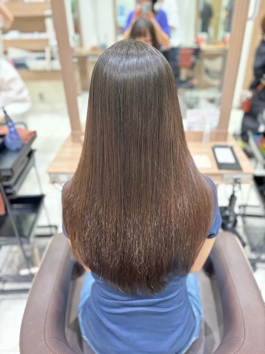 ロング パーマ 🐈‍⬛SARA🎀 縮毛矯正のヘアスタイル