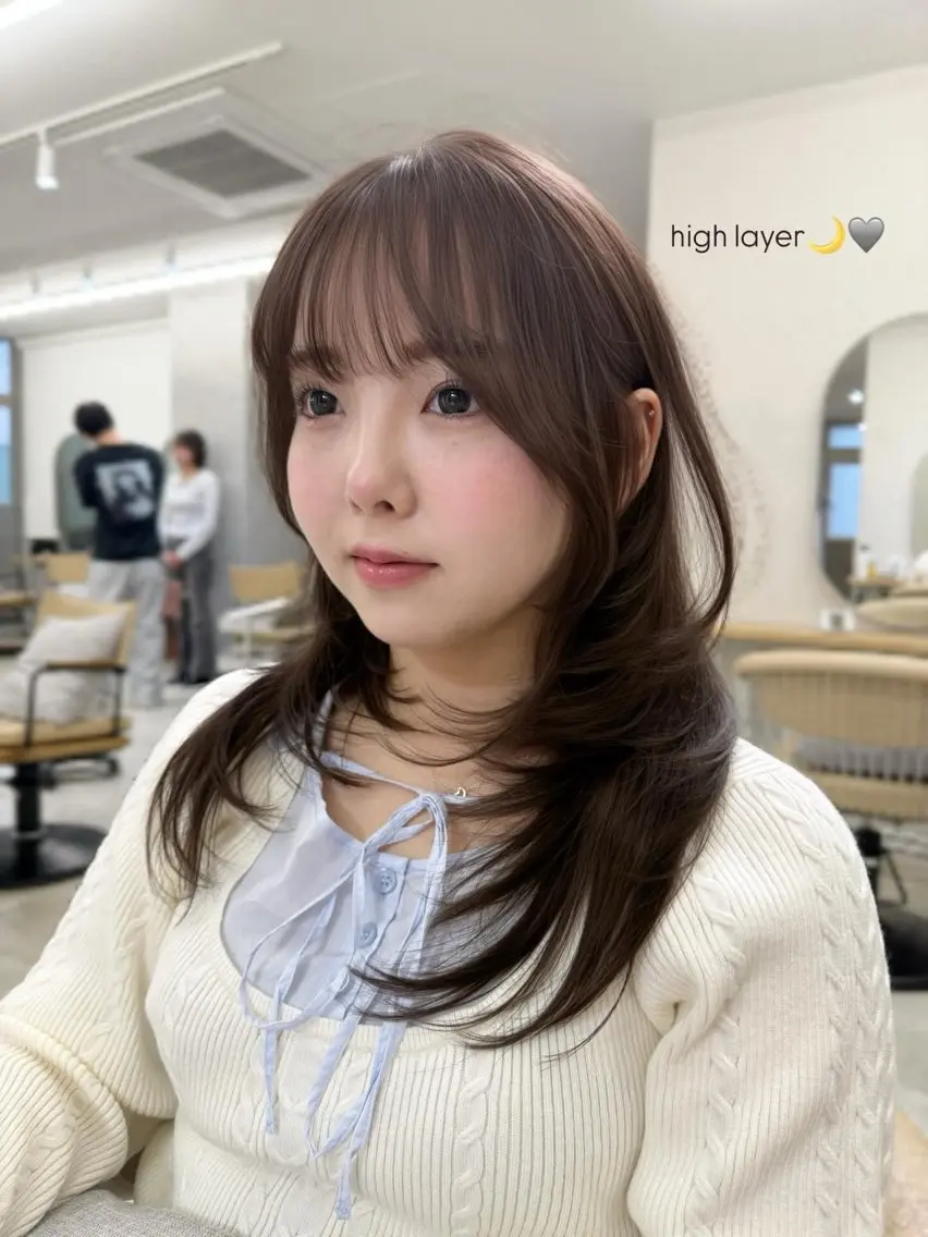 ミディアム ゆい 似合わせcutのヘアスタイル