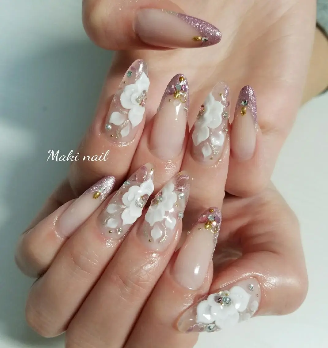 ネイル ジェルネイル ピンク ･:*+.✳︎˚✧₊ MAKI NAILのネイルデザイン