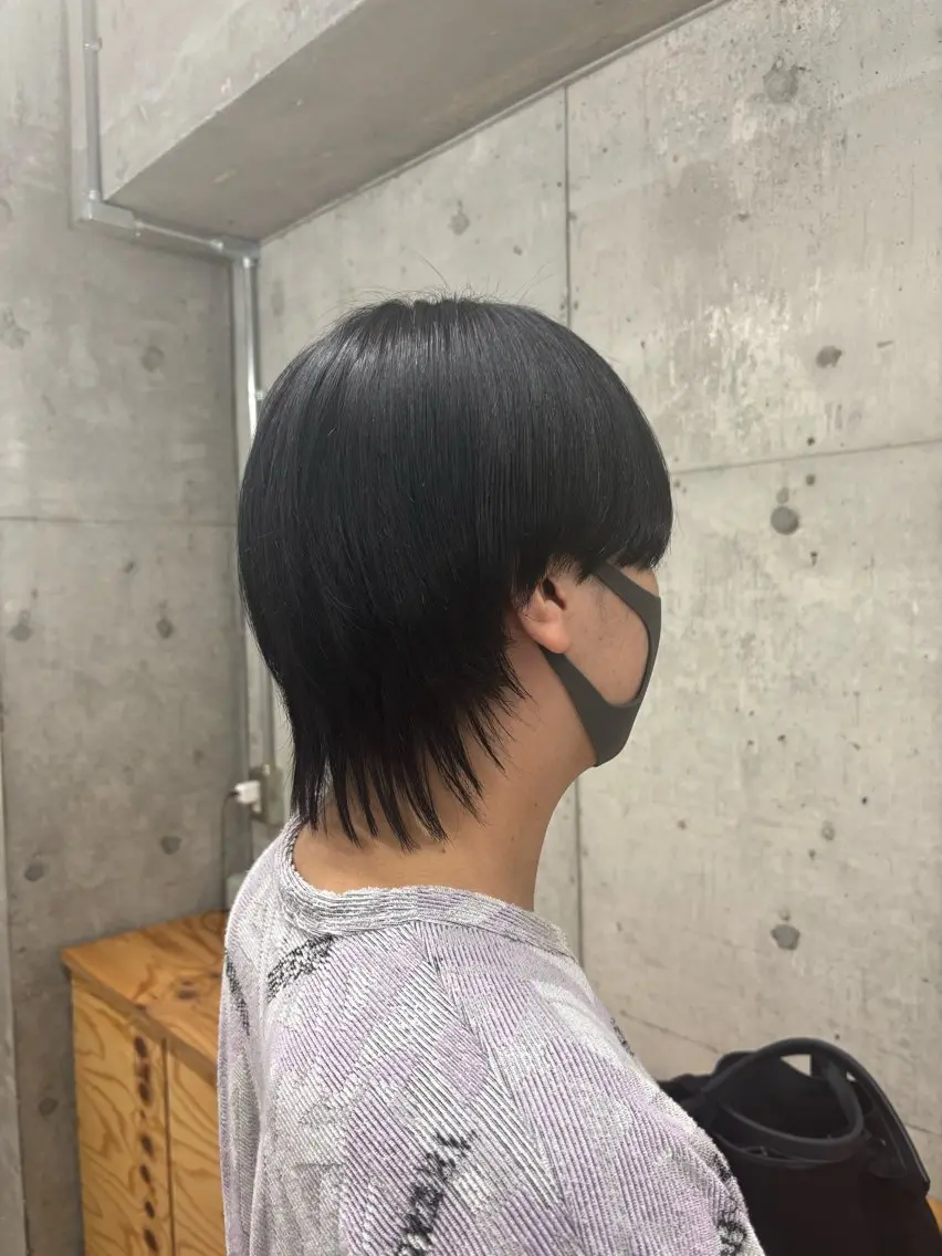 メンズ マッシュウルフ マッシュ メンズウルフカット ウルフカット ✨透明感艶カラー ✨💍Yuri💍のヘアスタイル