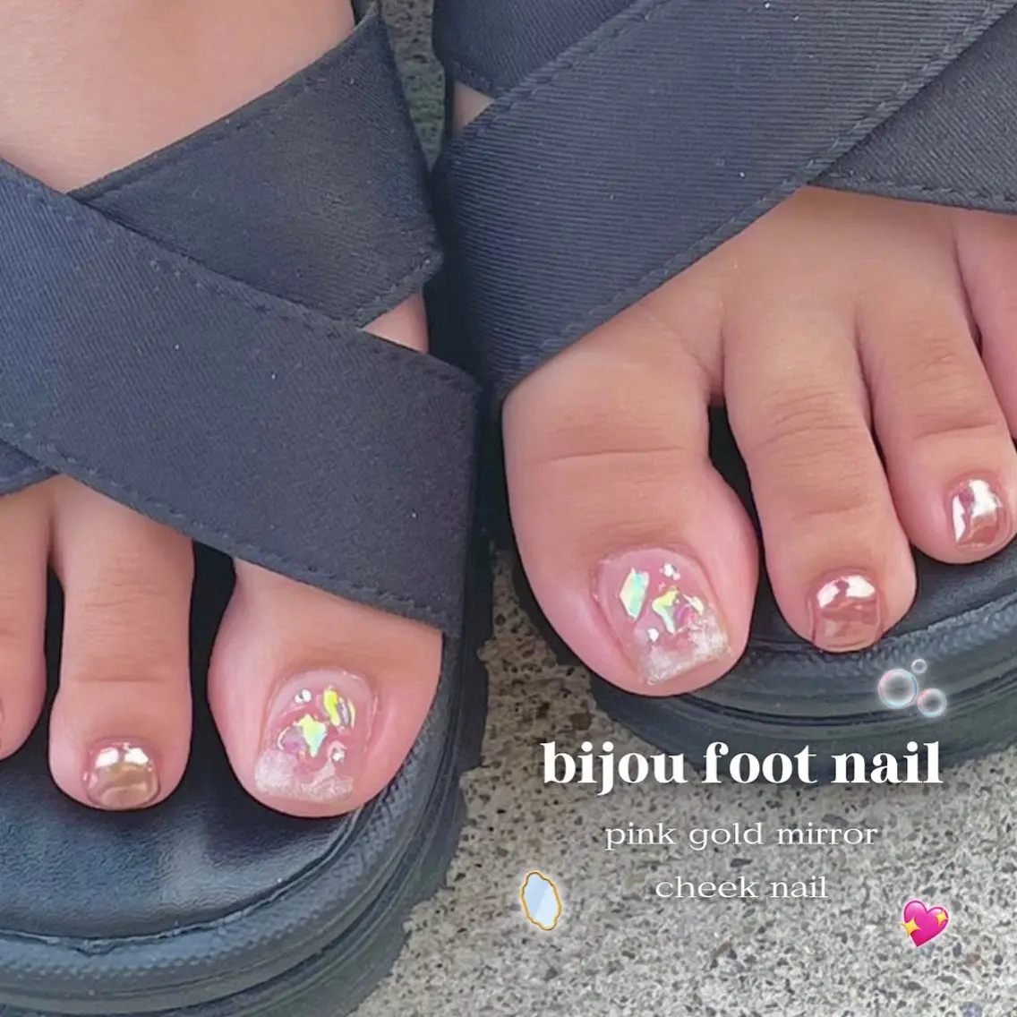 ネイル フットネイル Nailist Risaのネイルデザイン
