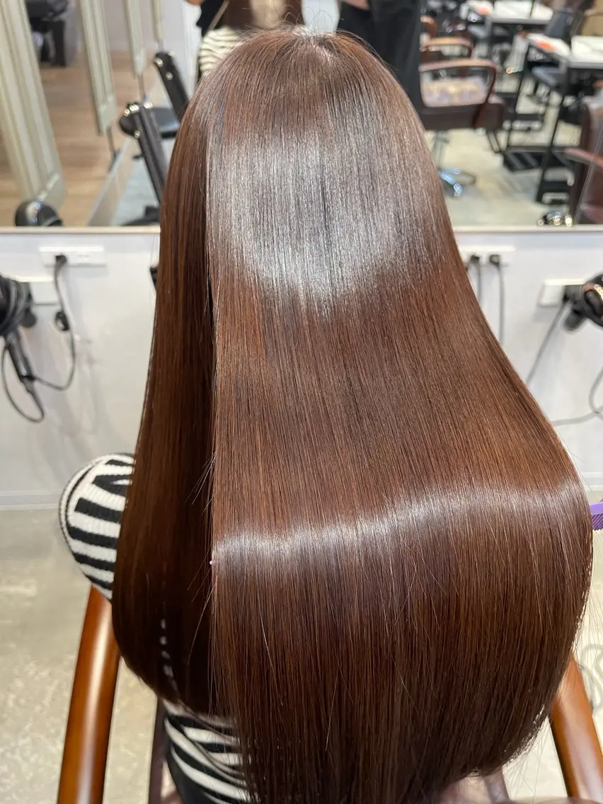 ロング カット 縮毛矯正 トリートメント 🦋艶髪縮毛矯正 /なおのヘアスタイル