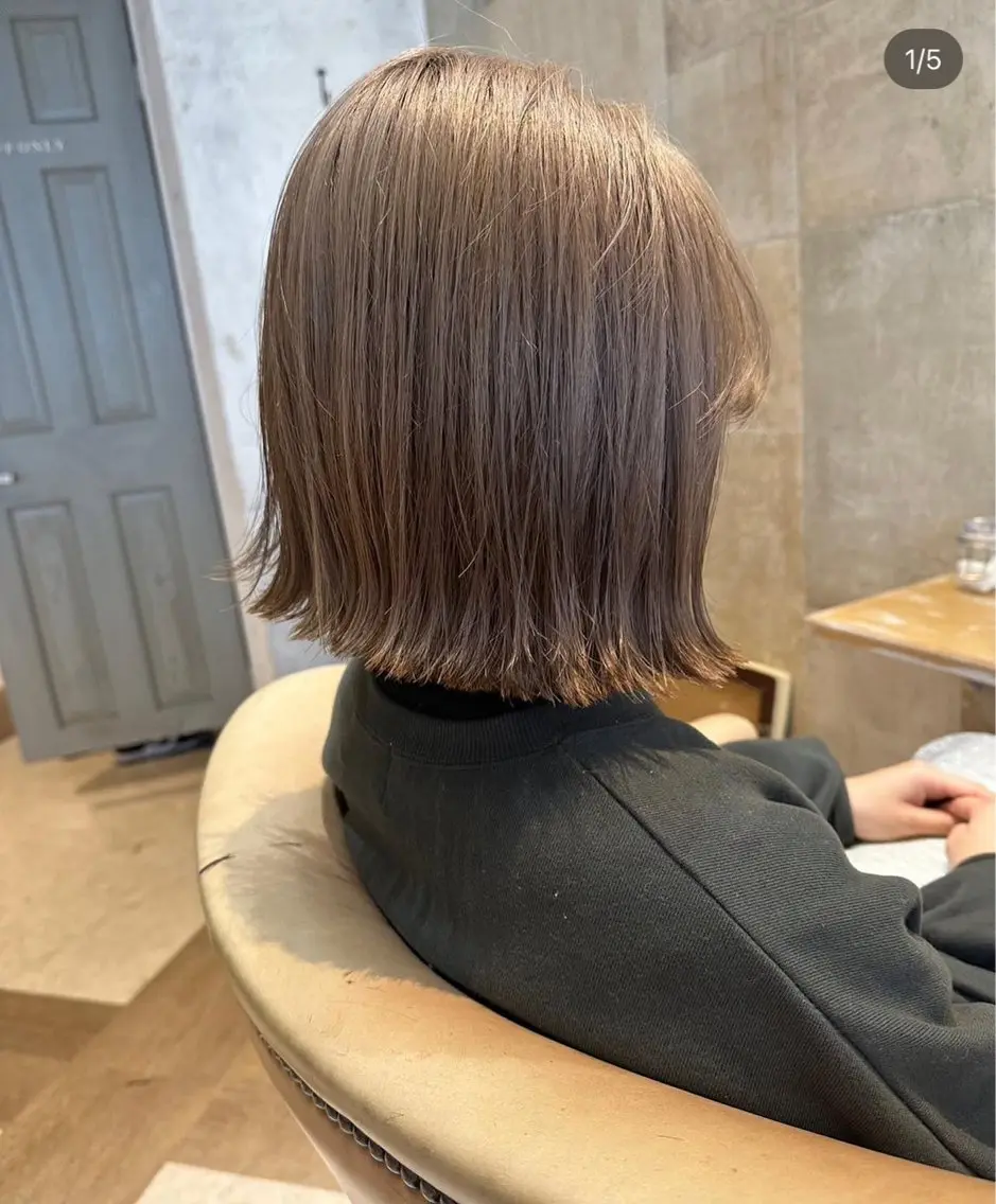 【ダメージレス】ブリーチ無しWカラー+❶Stepトリートメント+ReFaマイクロバブル付き!の写真