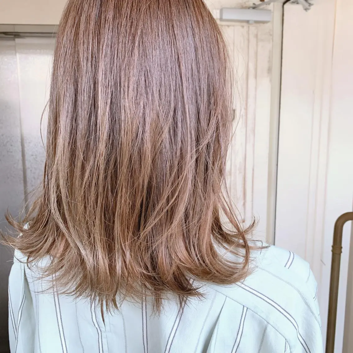 ミディアム カラー ヘアアレンジ 似合わせhair🔸 アサダ　タカコ🔸のヘアスタイル