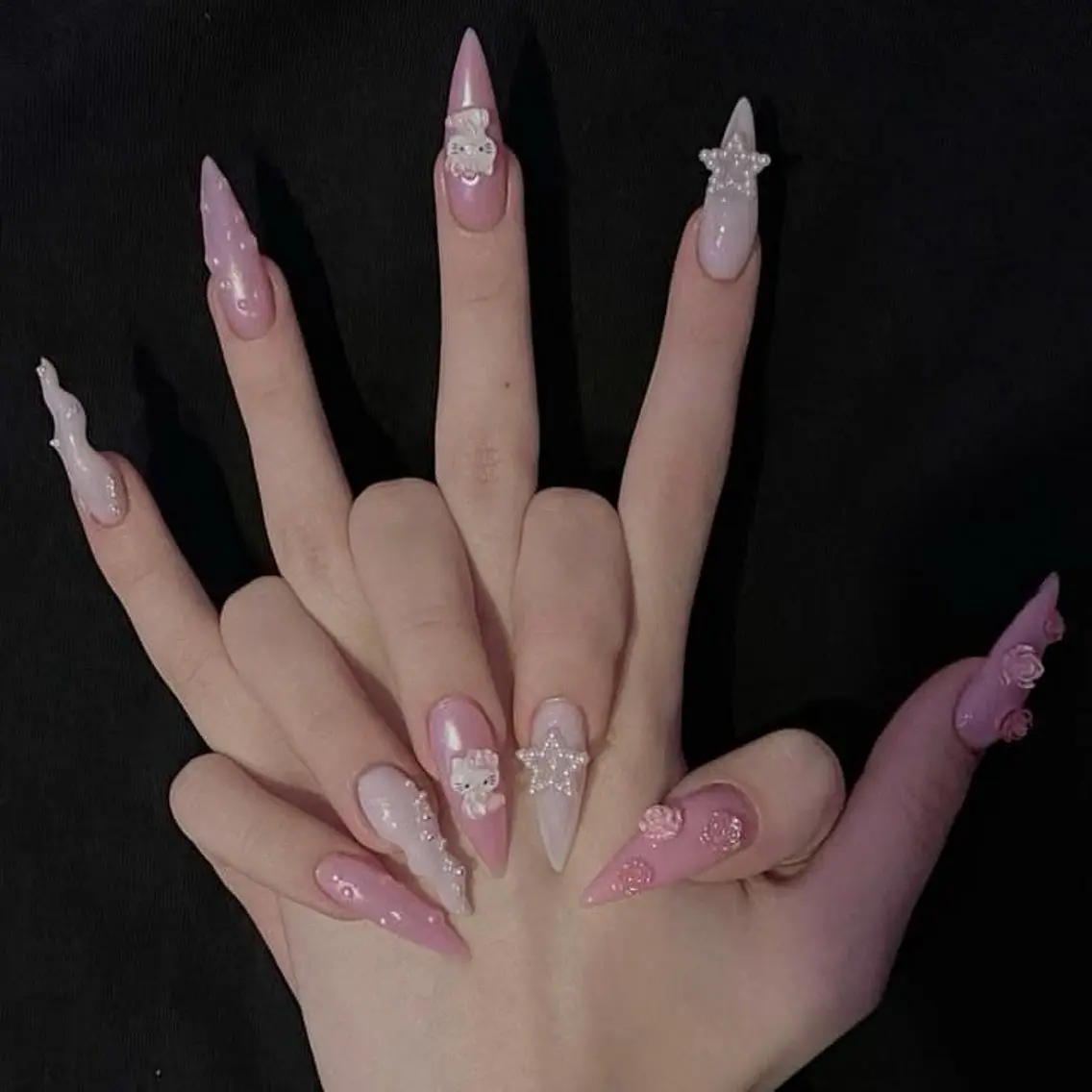 ネイル 韓国ネイル マグネットネイル 持ち込み ハンドネイル Dyo Nail_Royalのネイルデザイン