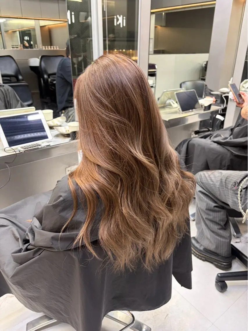 ロング トリートメント ヘアカラー トリートメント Kotomi 🇺🇸💋のヘアスタイル