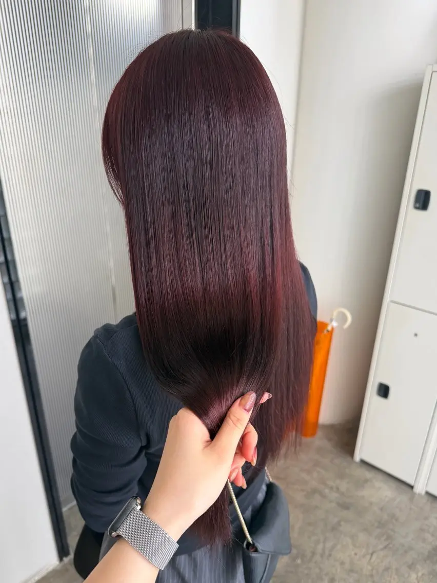 ミディアム カラー カット 🟧asa/レイヤー カット/髪質改善🟧のヘアスタイル