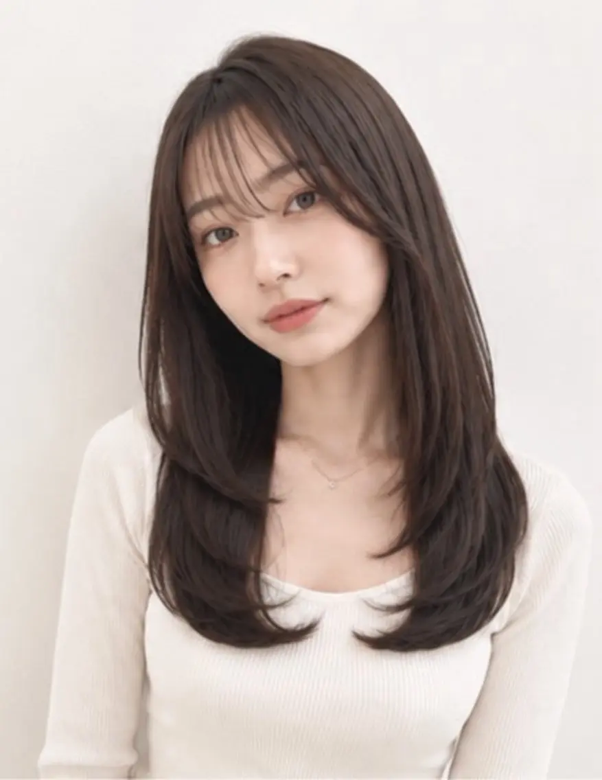 ロング 大澤 尚記のヘアスタイル