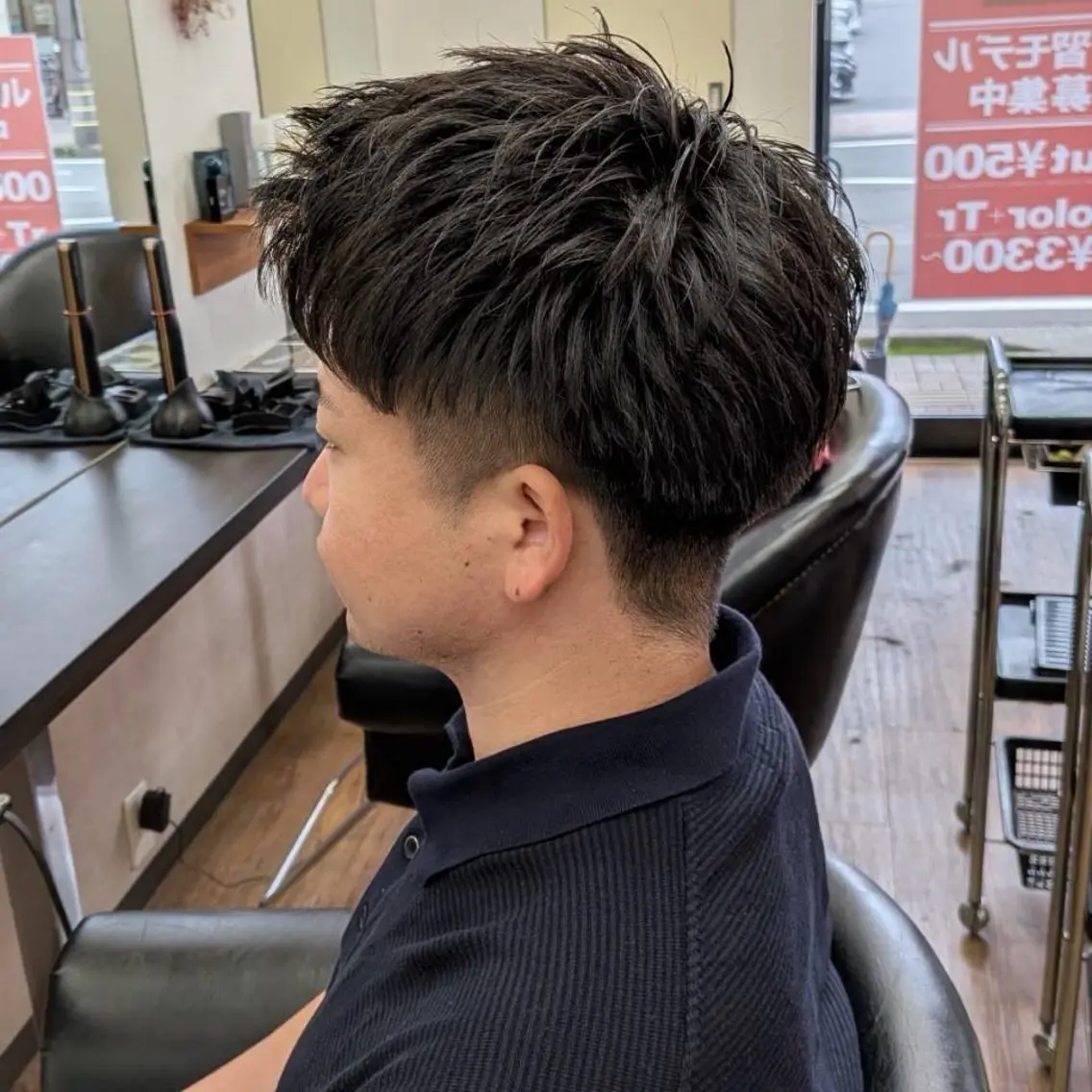 ショート メンズ monde 西田店のヘアスタイル