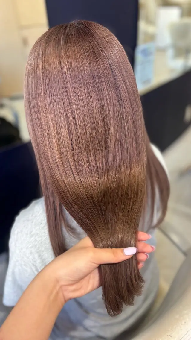 セミロング カラー 🩵 honoka🩵のヘアスタイル