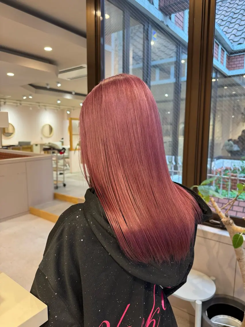 ダブルカラー+🫧オートクチュールヘアエステトリートメント(ブロー込み)の写真