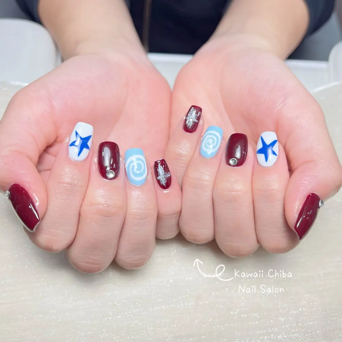 ネイル 韓国ネイル ワンホンネイル Kawaii _Nailのネイルデザイン