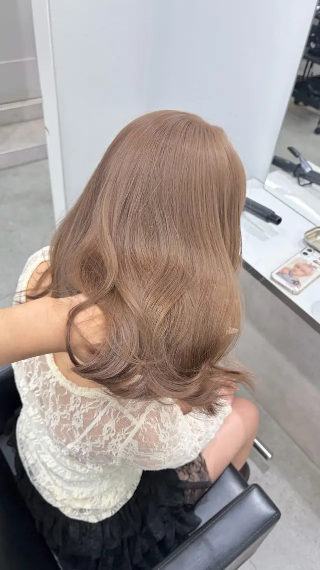 カラー ヘアカラー トリートメント GiseL ハイトー ンSa_ya🎀のヘアスタイル