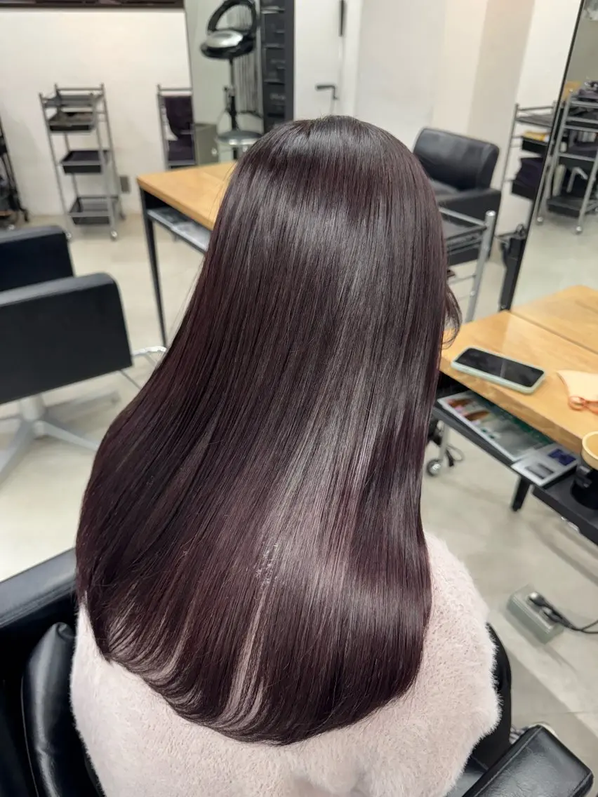 ミディアム ヘアカラー トリートメント Rico / bob/グレージュのヘアスタイル