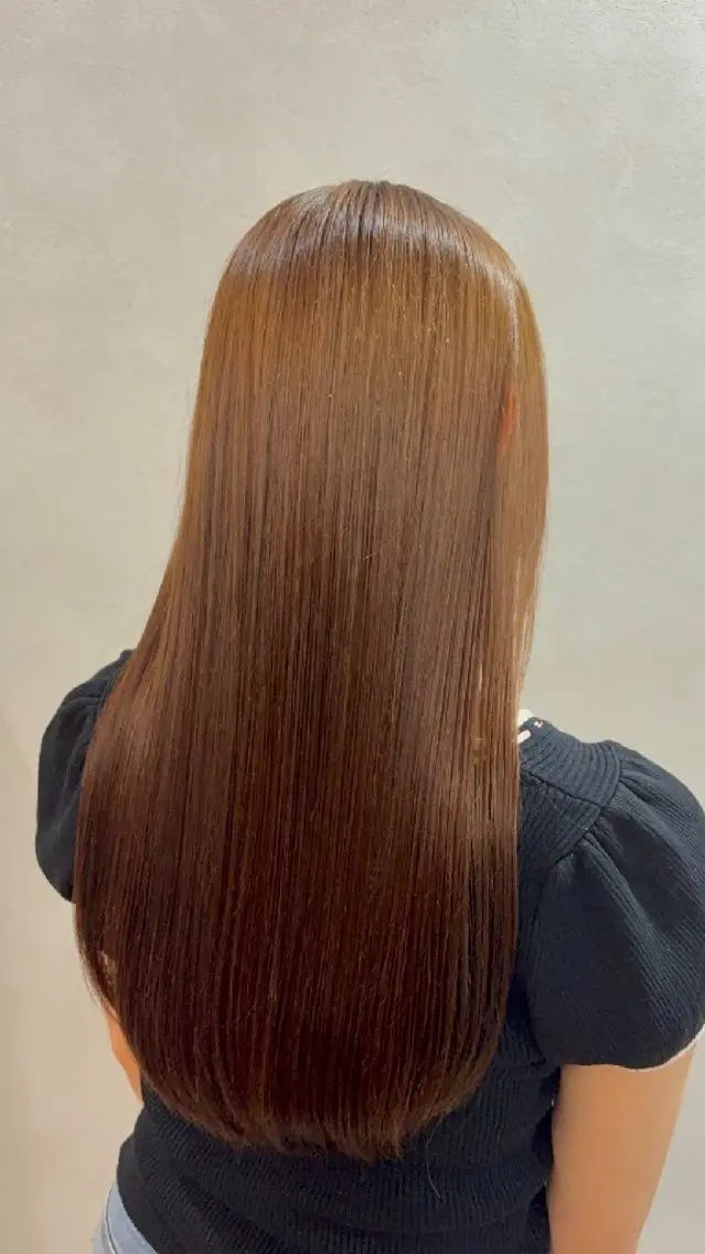 ロング カット トリートメント 暖色🍎透明感カラー 🩵小林かりんのヘアスタイル