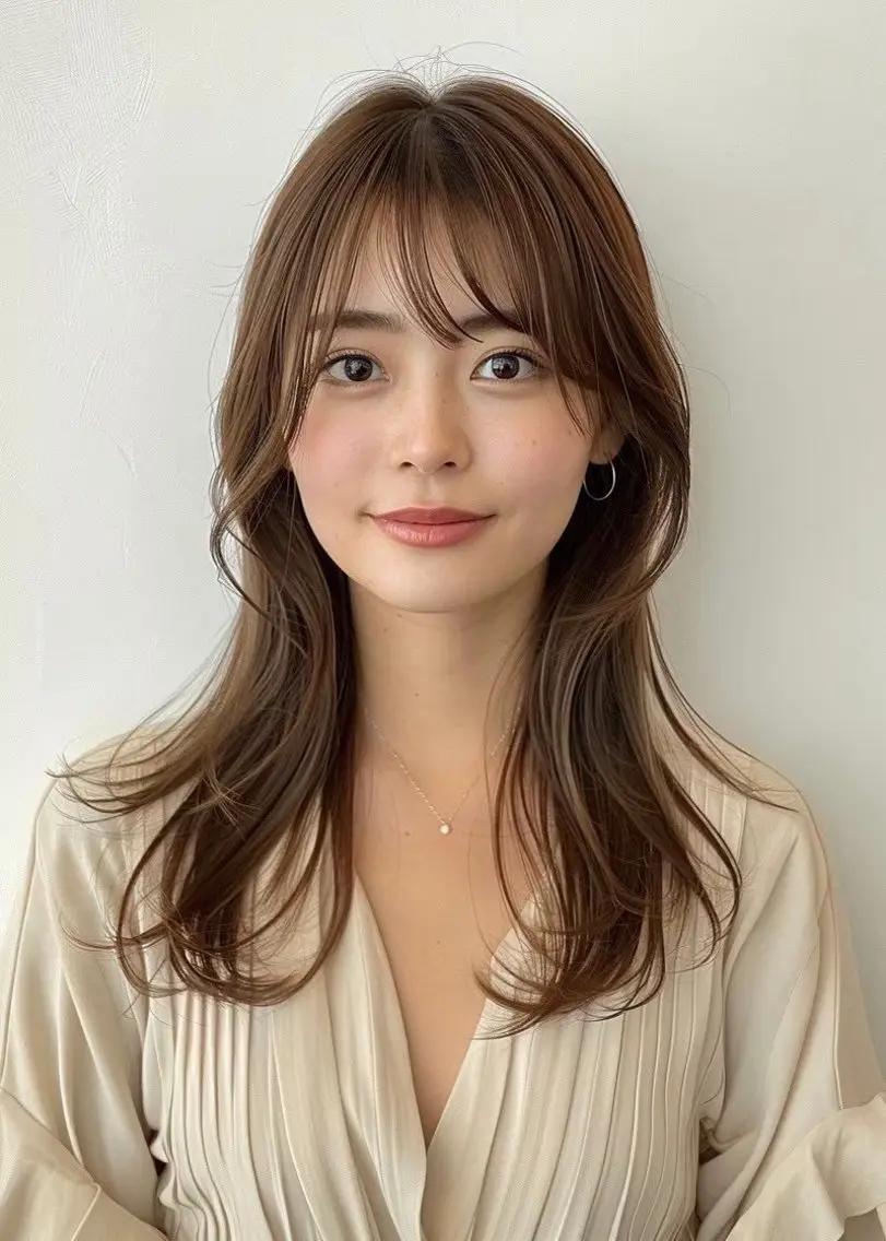 ロング カラー ヘアカラー 佐藤優晟/カラー/ 癖毛ショート/表参道のヘアスタイル